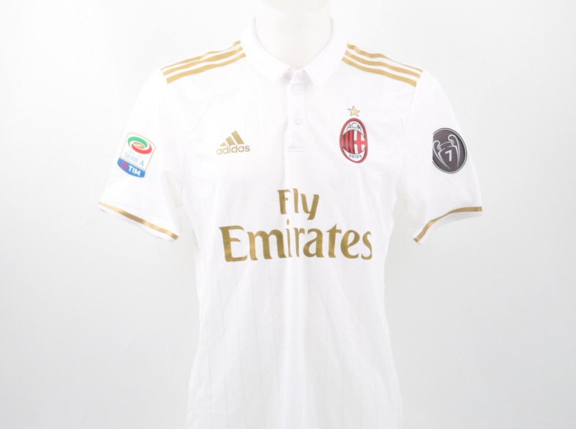 Bacca AC Milan Match Worn Shirt, Serie A 2016/17 - UNWASHED