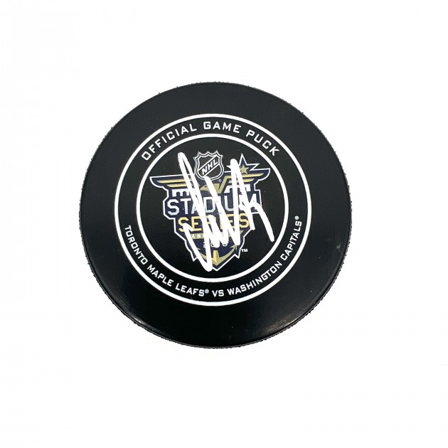 Alexander Ovechkin Signed 2018 NHL Stadium Series Official Game Puck