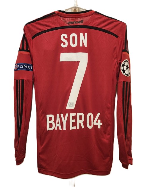 Son Bayer's Leverkusen 2014/15 Match-Issued Shirt