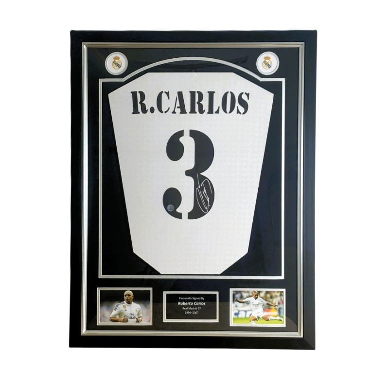 Maillot De Foot Signé Roberto Carlos - Real Madrid 23/24 - Avec Certificat