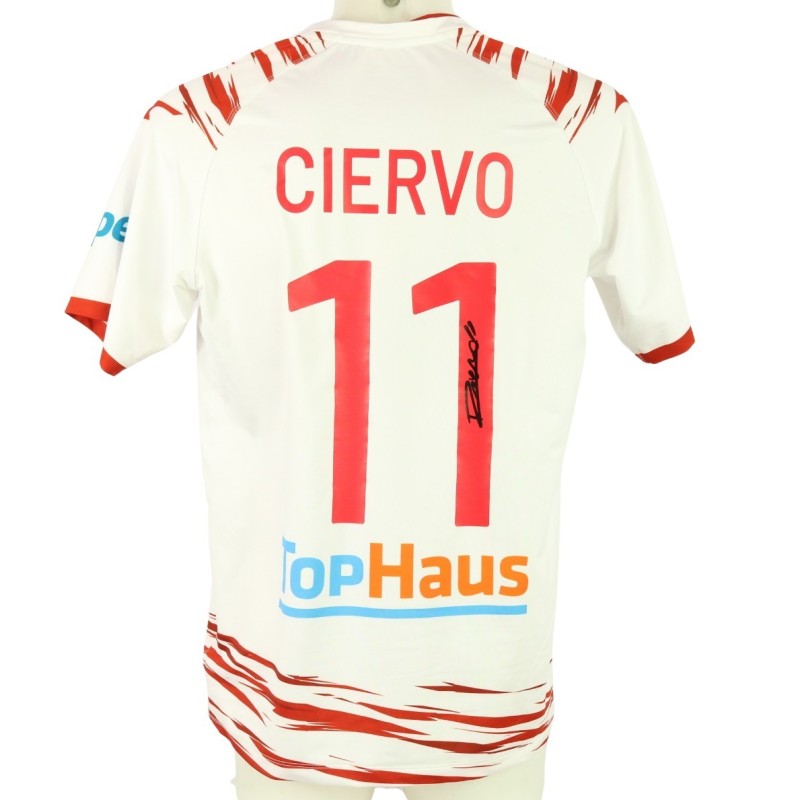 Ciervo's Unwashed Signed Shirt, Sudtirol vs Feralpisalo 2024