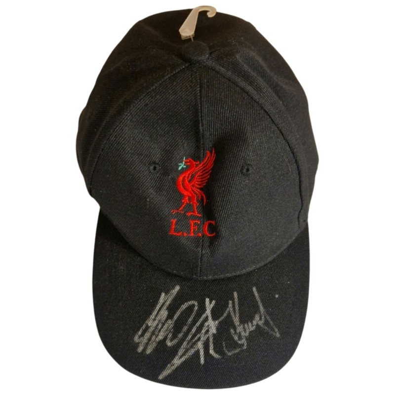 Cappellino Liverpool - Autografato da Jurgen Klopp, Peter Krawietz e Pep Lijnders 