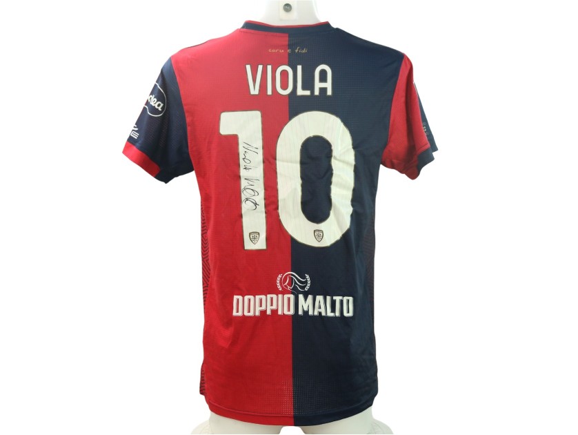 Viola's Signed Unwashed Shirt, Juventus vs Cagliari 2024