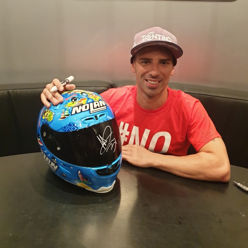 Marco Melandri Signed Replica Helmet 