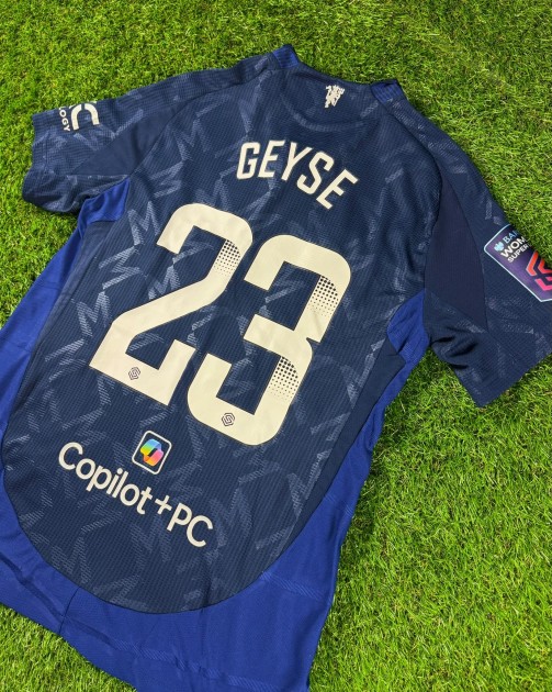 Geyse Ferreira Player-Worn Manchester United 2024/25 Shirt