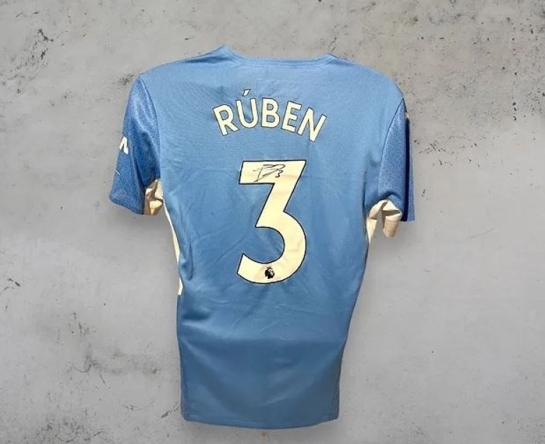 Rúben Dias' Manchester City 2021/22 Signed Official Shirt