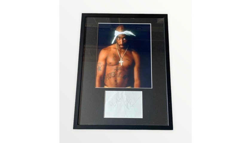 2Pac Tupac Shakur Framed Display