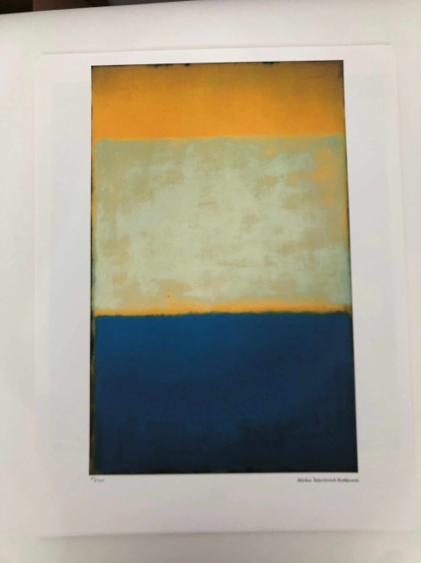 Mark Rothko Signed Offset Lithograph