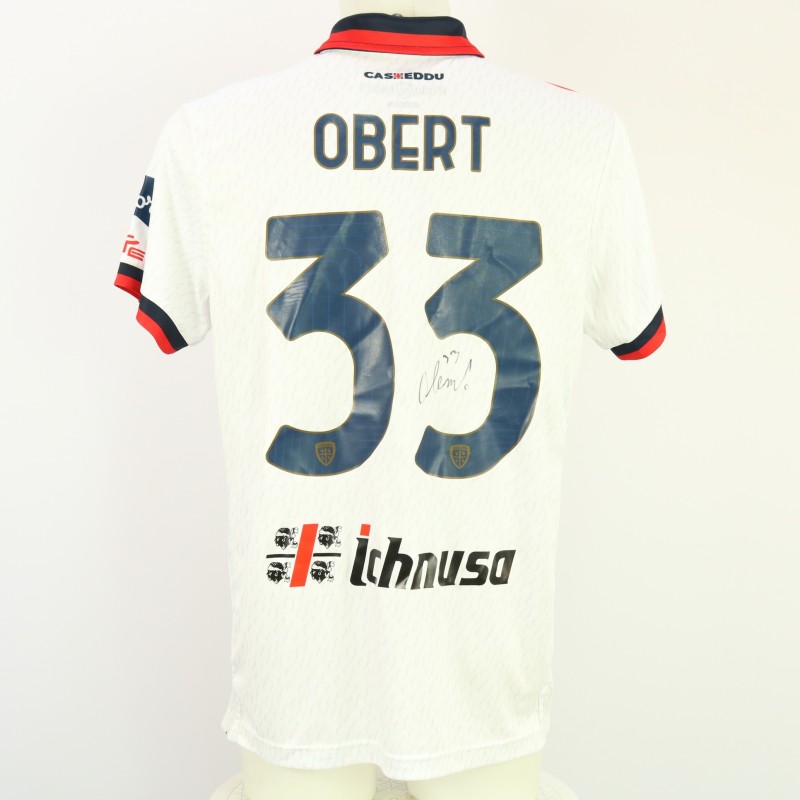 Obert's Signed Unwashed Shirt, Inter Milan vs Cagliari 2024