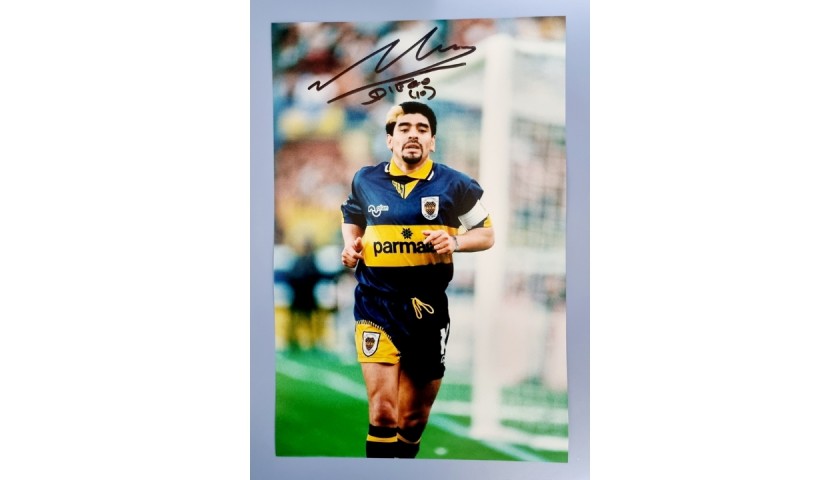 Fotografia autografata da Maradona - CharityStars