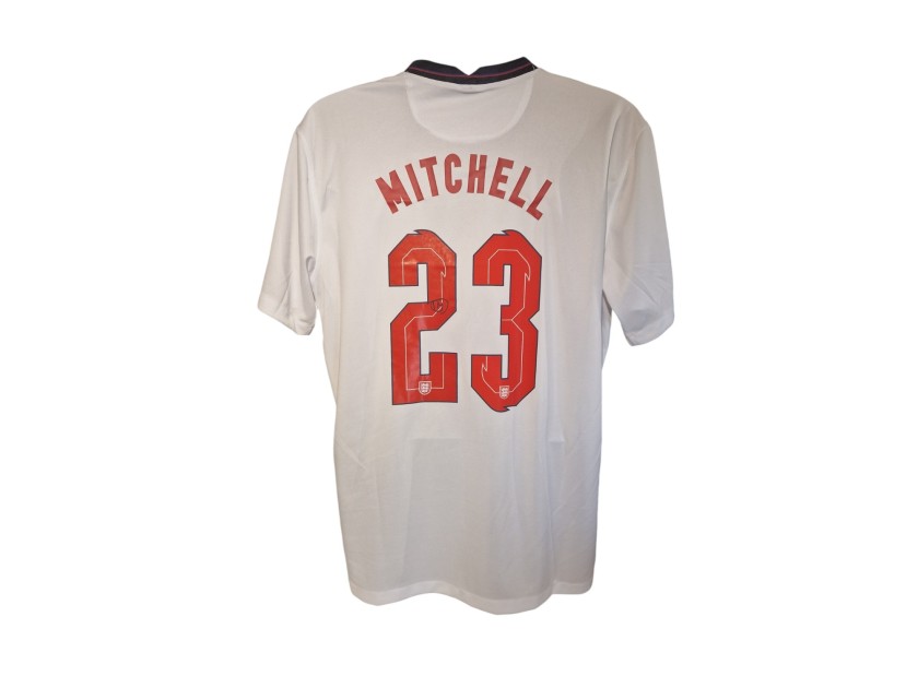 Tyrick Mitchell's England 2022/23 Signed Replica Shirt