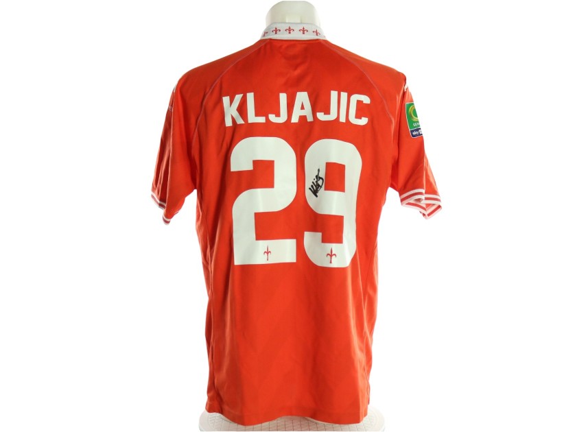 Kljajic's Signed Unwashed Shirt, AlbinoLeffe vs Triestina 2026 - Special Patch Earth Day