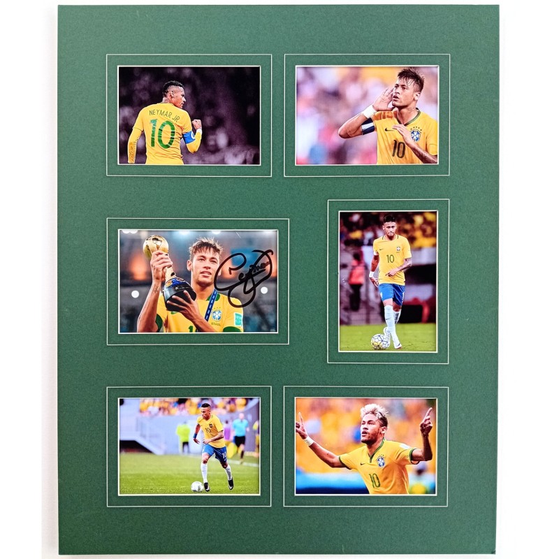Neymar Jr - Brazil Signed Photo Display