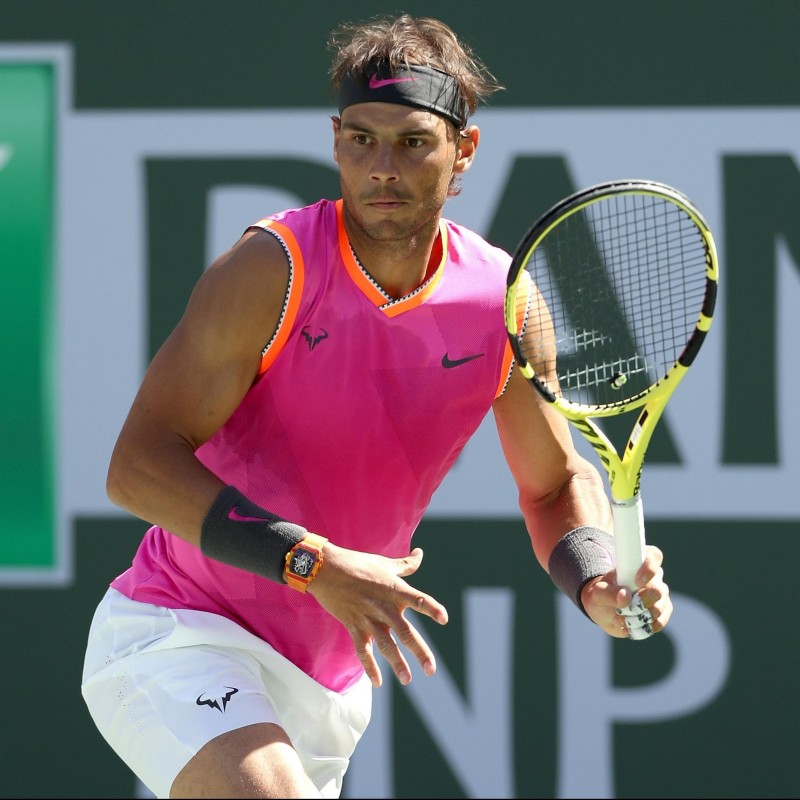 Nadal's Worn Tank Top, Indian Wells 2019