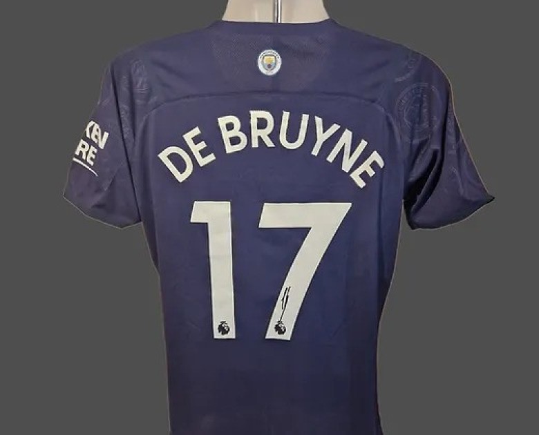 Kevin De Bruyne Signed Manchester City Shirt - CharityStars