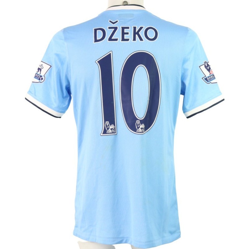 Dzeko's Manchester City Match-Issued Shirt, 2013/14 