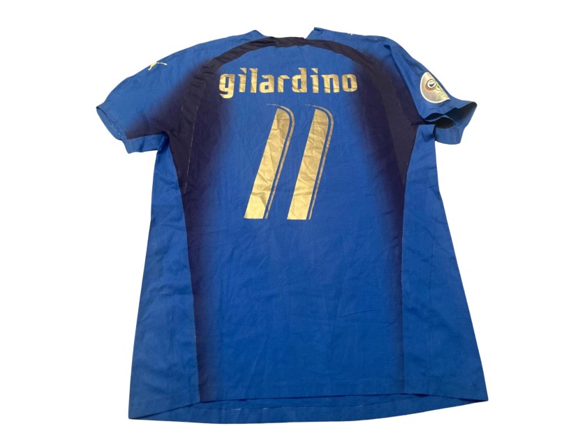 Gilardino's Italy Issued Shirt, WC 2006