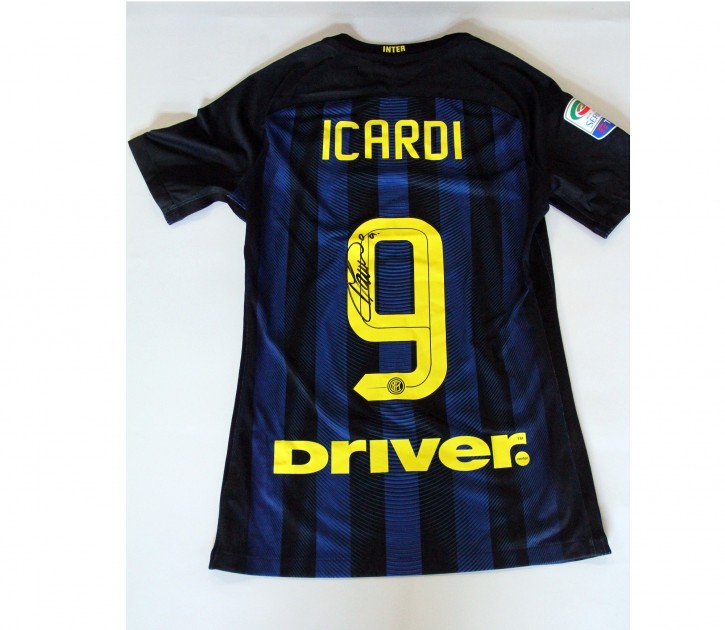 Match worn Inter Icardi 2016/2017 signed