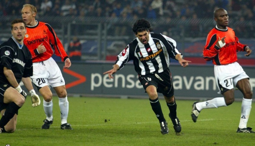 Salas' Juventus Signed Match Shirt, 2002/03