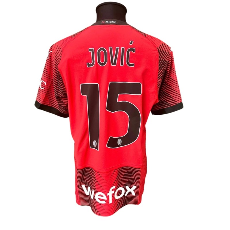 Maglia Indossata Jovic Milan, 2023/24