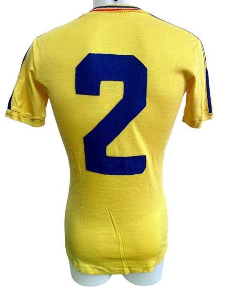 Negrila's Romania Match-Worn Shirt, 1980/82