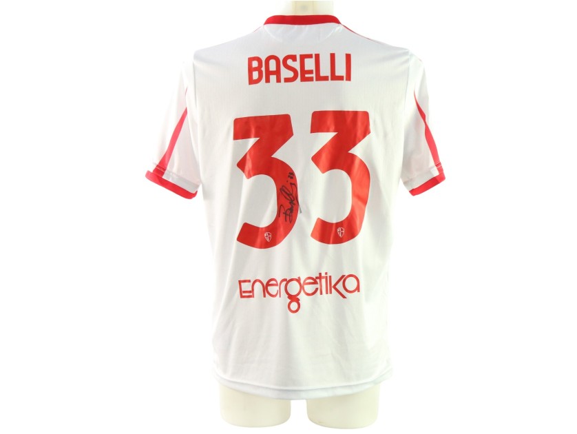 Baselli's Signed Unwashed Shirt, Reggiana vs Padova 2025