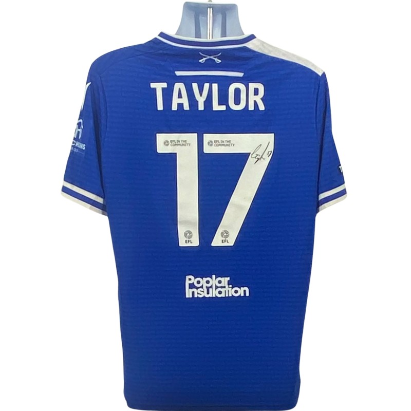 Taylor's Bristol Rovers EFL Sky Bet League One Signed Match Worn Shirt, vs Wigan