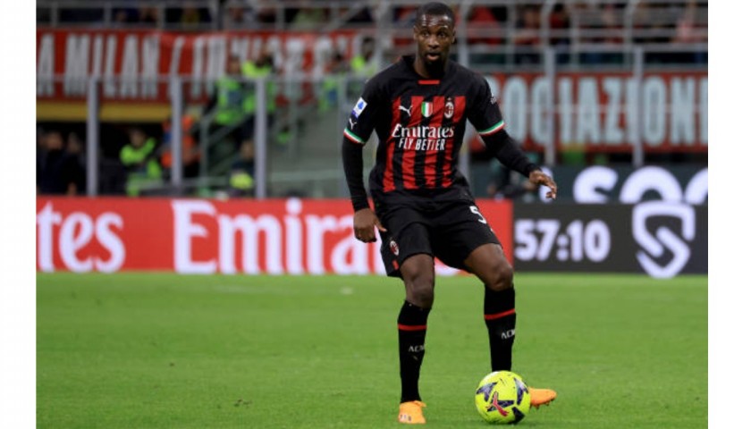 Ballo-Toure's AC Milan Match Shirt, 2022/23 - CharityStars