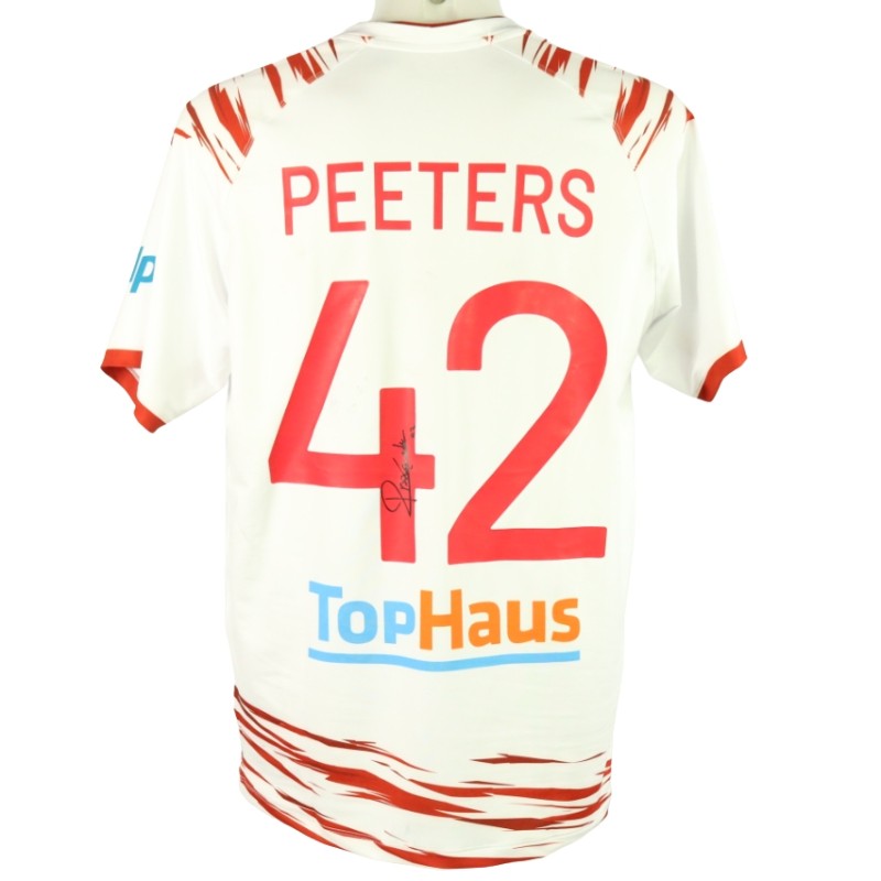 Peeters Unwashed and Signed Shirt, Sudtirol vs Como 2023
