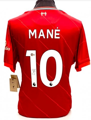Sadio Mané Liverpool FC Final 2021/22 Season Signed Shirt