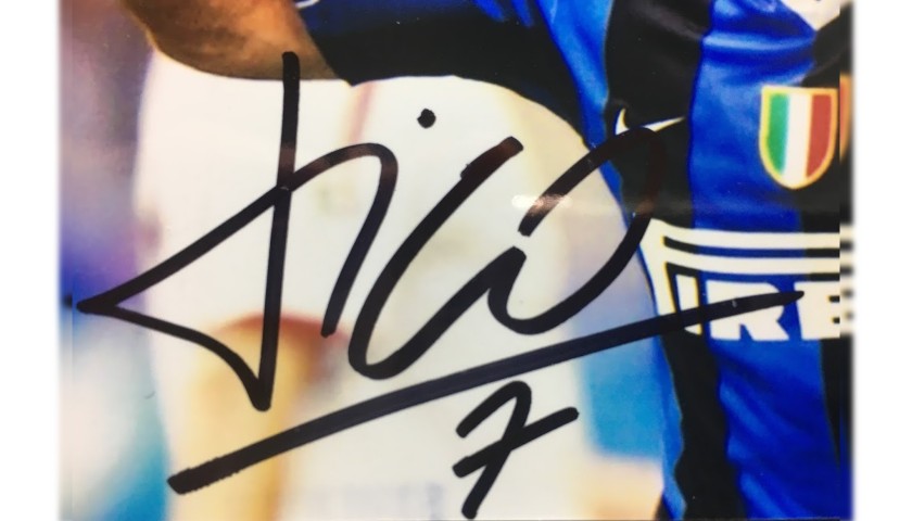 Luís Figo autograph  In-Person signed photograph