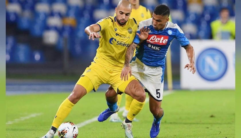 Amrabat's Hellas Verona Signed Match Kit, 2019/20