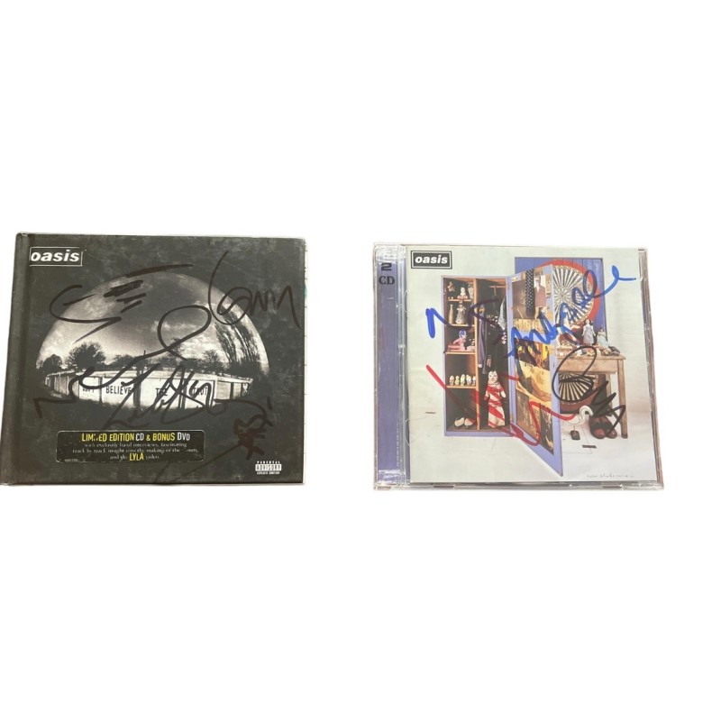Oasis Signed Two CDs - Package 2