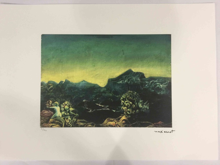 Offset lithography by Max Ernst (replica)