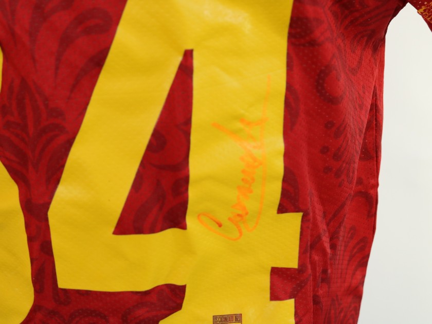 Cassandro's Signed Unwashed Shirt, Catanzaro vs Palermo 2025
