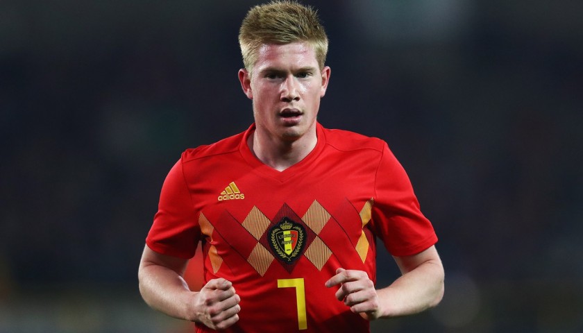 De Bruyne's Official Belgium Signed Shirt, 2018 