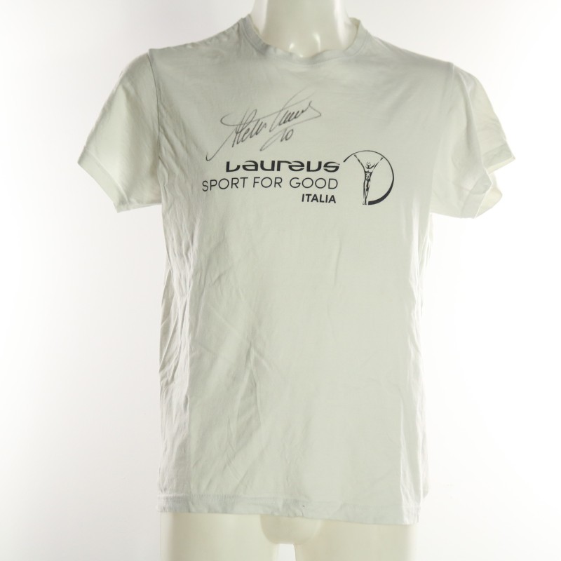 Laureus Foundation Shirt - Signed by Alex Del Piero