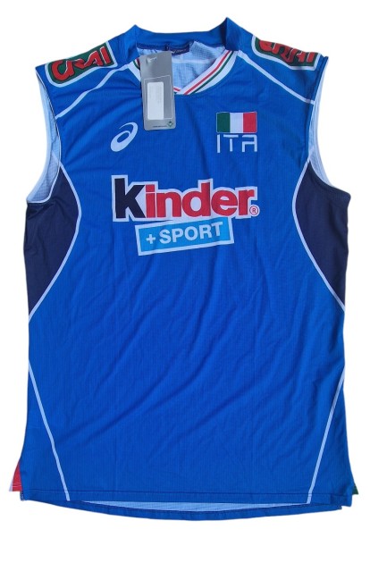 Italian National Volleyball Team Asics Match-Issued Shirt