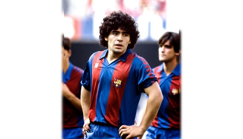 Maradona's Barcelona Signed Shirt