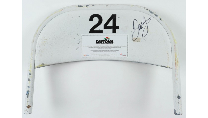 Dale Earnhardt Jr. Signed Original Daytona International Speedway Seat Back