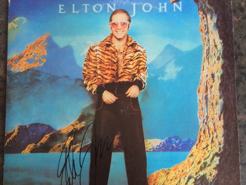 Caribou Vinyl LP Signed by Elton John