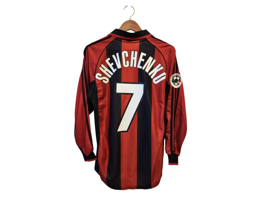 Andriy Shevchenko's AC Milan 1998/99 Vintage Home Shirt