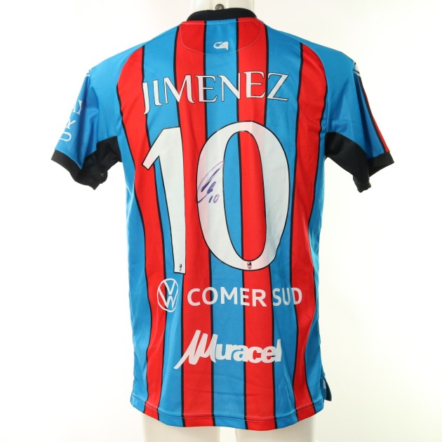 Jimenez's unwashed Signed Shirt, Catania vs Trapani 2024 