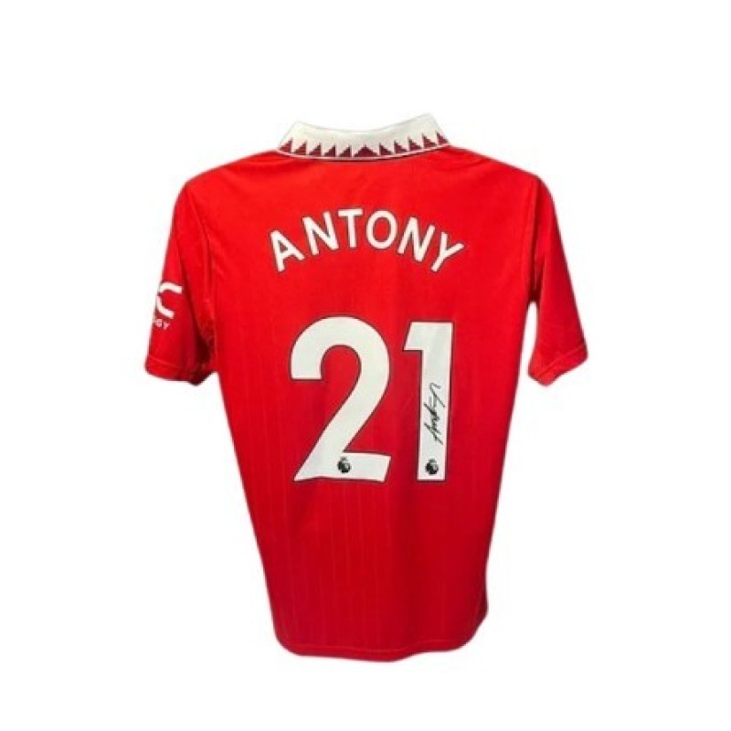 Antony's Manchester United 2022/23 Signed Official Shirt 