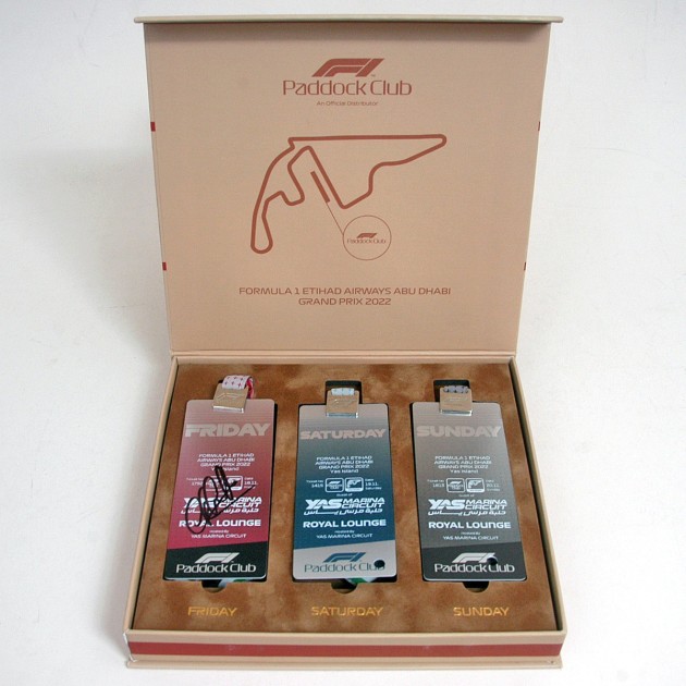 Christian Horner Signed Formula 1 Grand Prix Hospitality Set