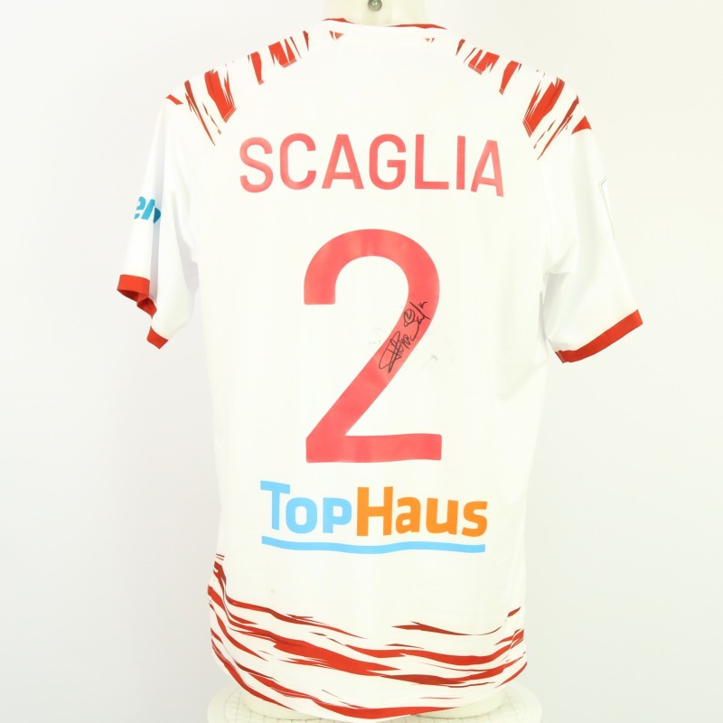 R - Scaglia's unwashed Signed Shirt, Sudtirol vs Ternana 2024