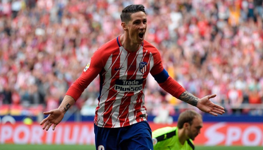 Torres' Match-Issue Shirt, Atletico Madrid-Eibar - Last Match