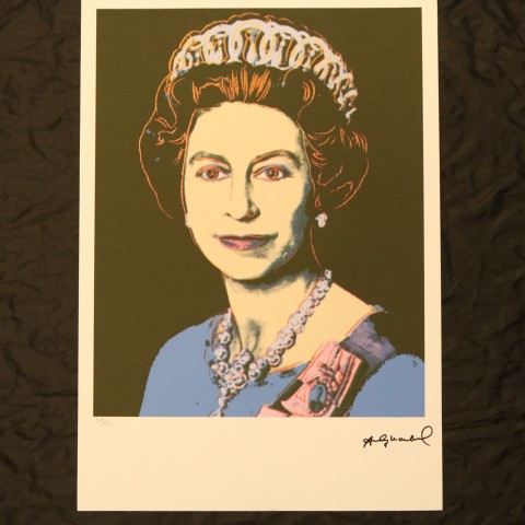 Andy Warhol "Queen Elizabeth II" Signed Limited Edition