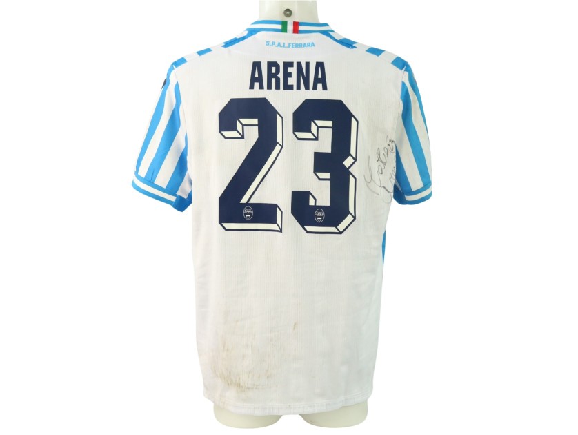 Arena's Signed Unwashed Shirt, SPAL vs Virtus Entella 2024 