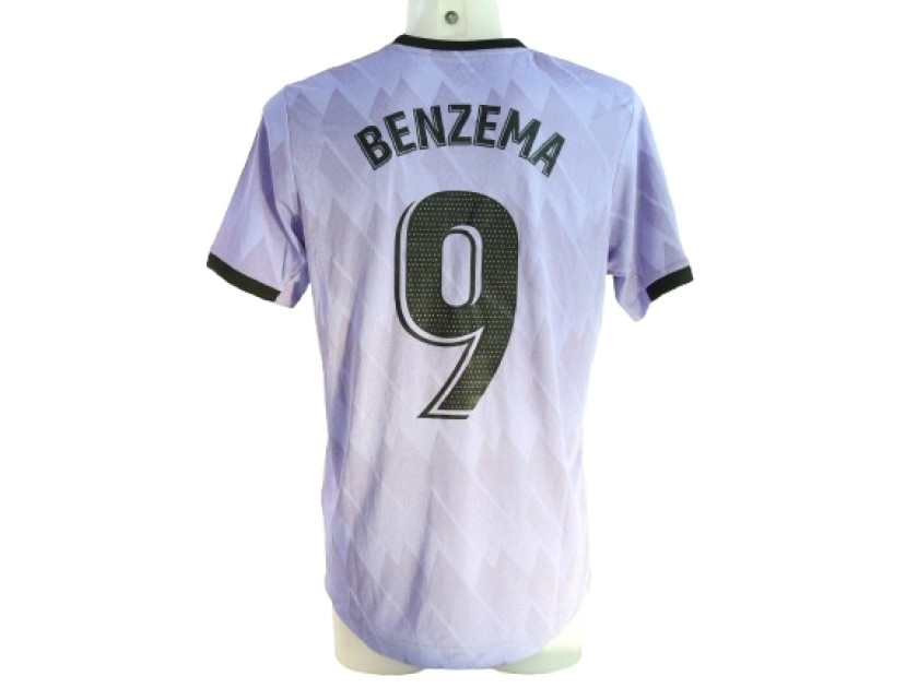 Benzema's Real Madrid Match-Issued Shirt, 2022/23